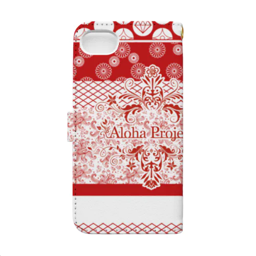 AlohaProjectLogoCallaシリーズ Book-Style Smartphone Case