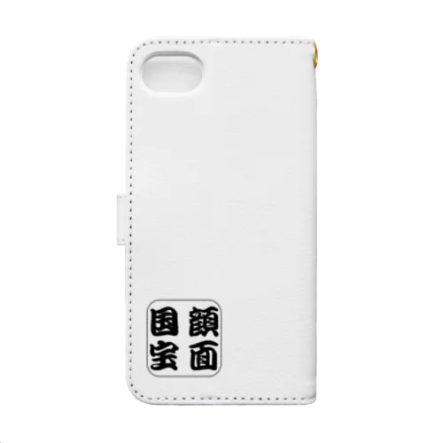 顔面国宝 （落款風） Book-Style Smartphone Case