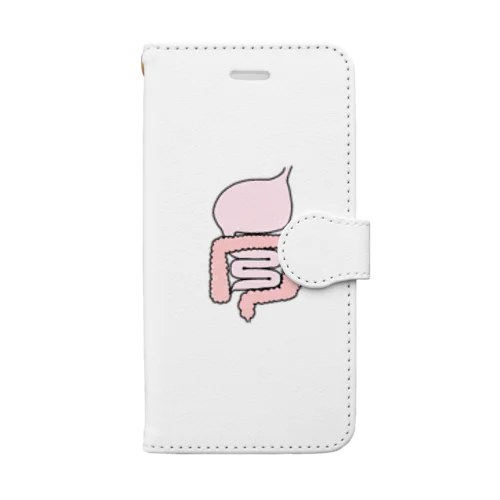 胃＋腸＝胃腸 Book-Style Smartphone Case