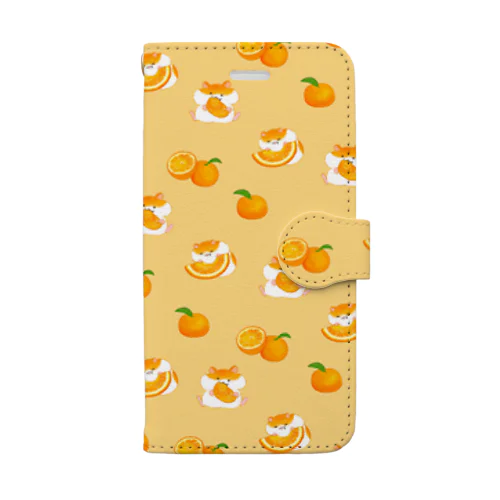 みかん×ハムスター Book-Style Smartphone Case