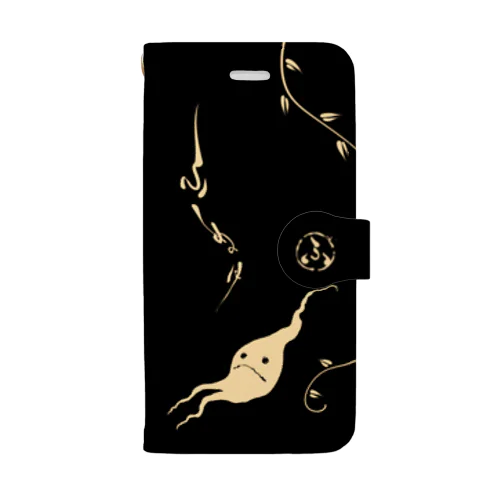 ふぬけ 夜 Book-Style Smartphone Case