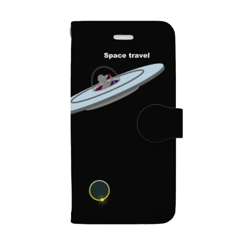 space travel 手帳型スマホケース