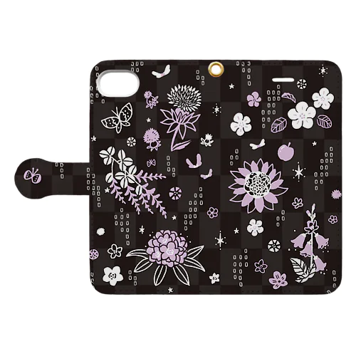 東北の花 Book-Style Smartphone Case