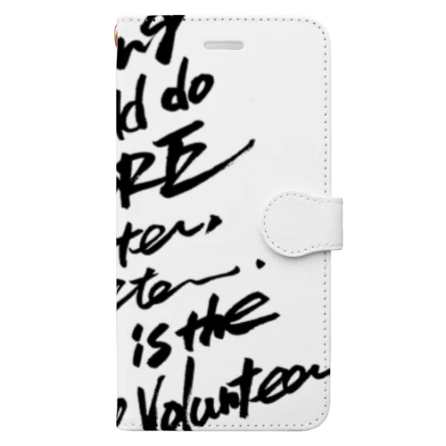 Volunteer 手帳型スマホケース