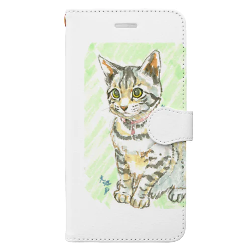 子猫ケンケン Book-Style Smartphone Case