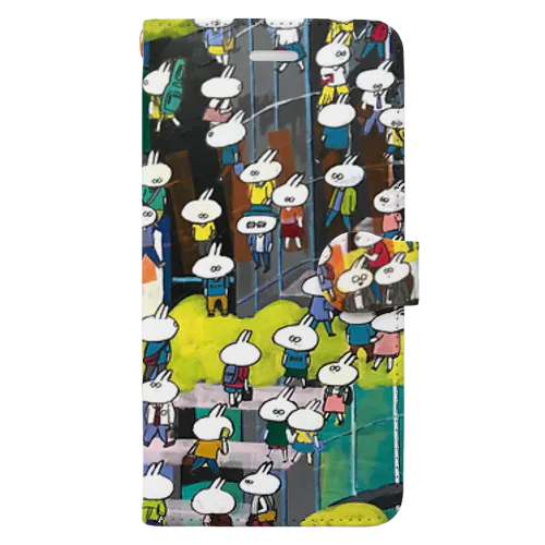 スクランブル交差点 Book-Style Smartphone Case