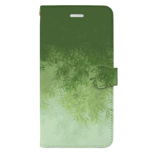 Willow (Green) 手帳型スマホケース