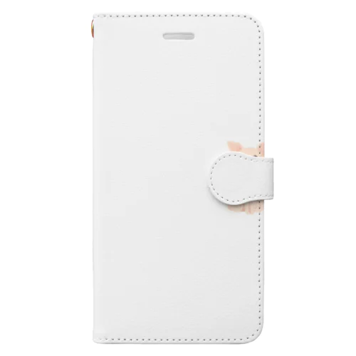 リボンを巻いたチワワ Book-Style Smartphone Case