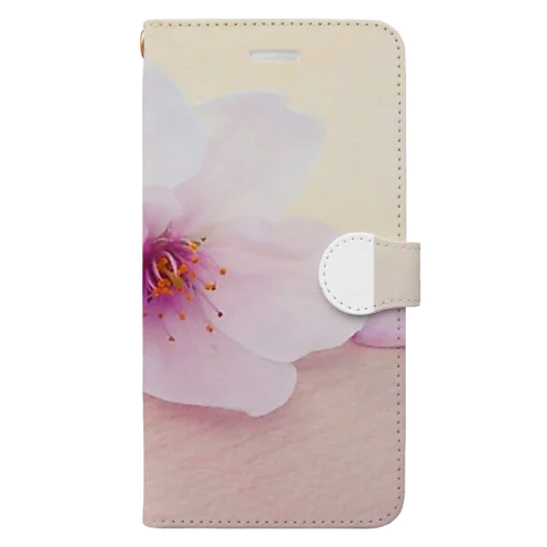 桜(ピンク) 手帳型スマホケース