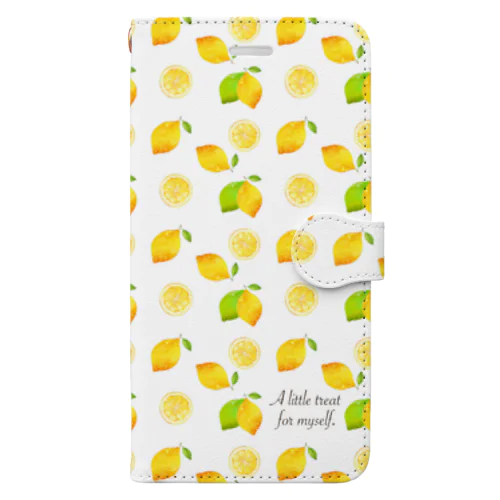 レモン in white Book-Style Smartphone Case