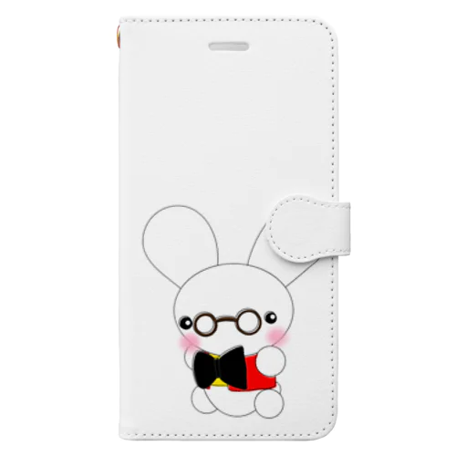 白うさぎちゃん Book-Style Smartphone Case