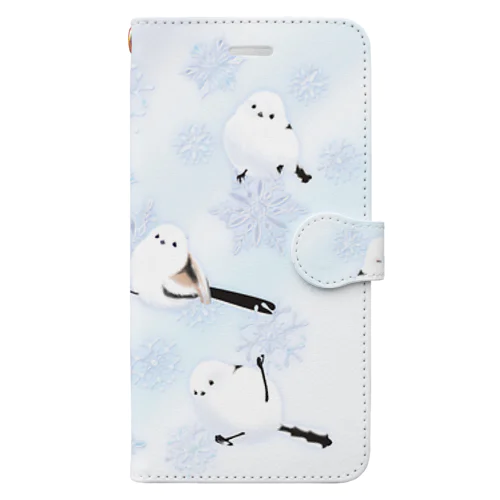 雪の妖精 Book-Style Smartphone Case