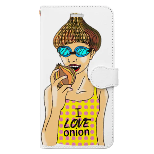 love onion 手帳型スマホケース