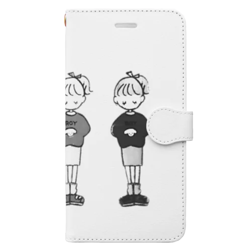 おんなのこさんにん Book-Style Smartphone Case