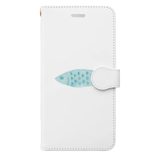 水彩イラスト　魚 Book-Style Smartphone Case