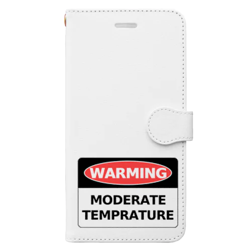 WARMING MODERATE TEMPRATURE 手帳型スマホケース