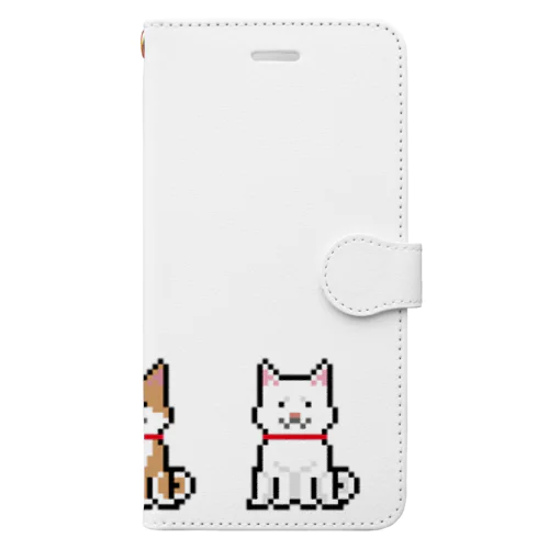 しばいぬどっとえ Book-Style Smartphone Case