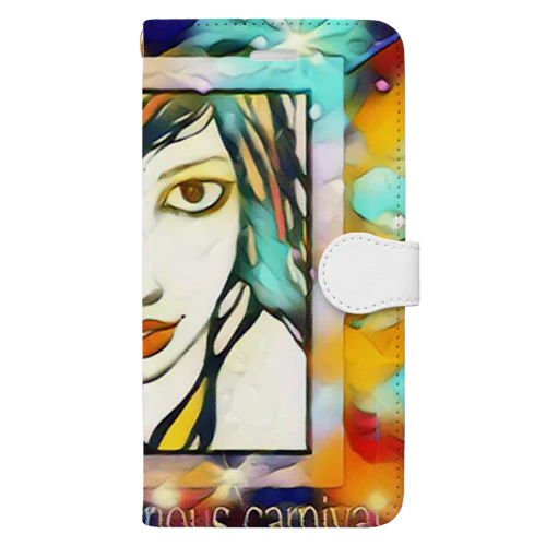 Golem mysterious carnival～幻淵 version Book-Style Smartphone Case