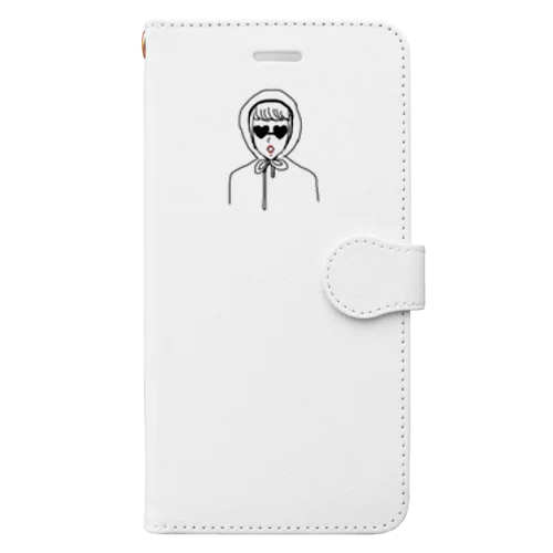 パーカー女子 Book-Style Smartphone Case