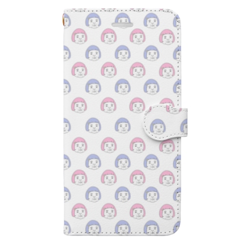 憎めないブスゆめかわ Book-Style Smartphone Case