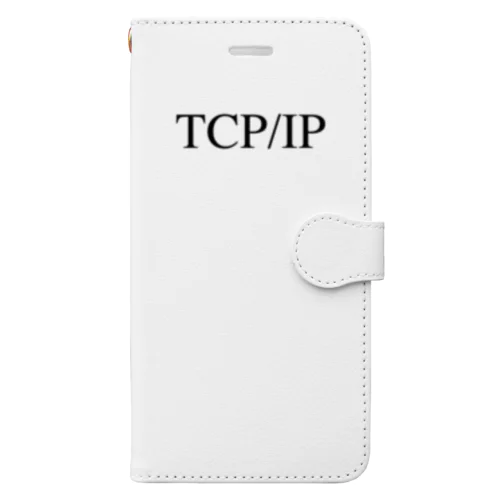 TCP/IP 手帳型スマホケース