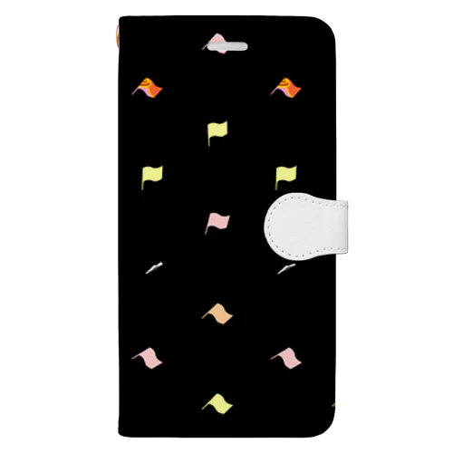 旗とライフル Book-Style Smartphone Case