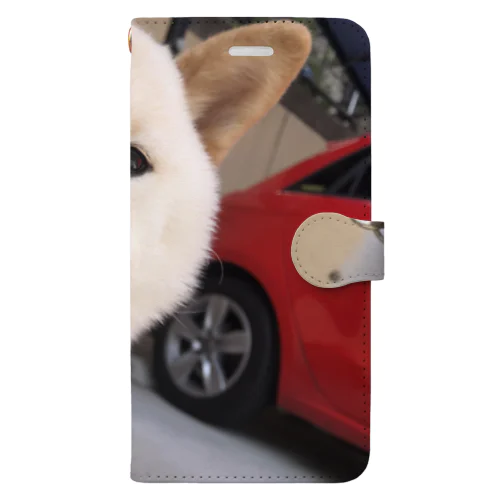 ふい顔のらんまるくん 手帳型スマホケース