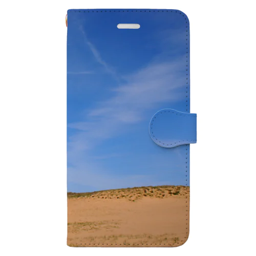 砂丘と空 Book-Style Smartphone Case