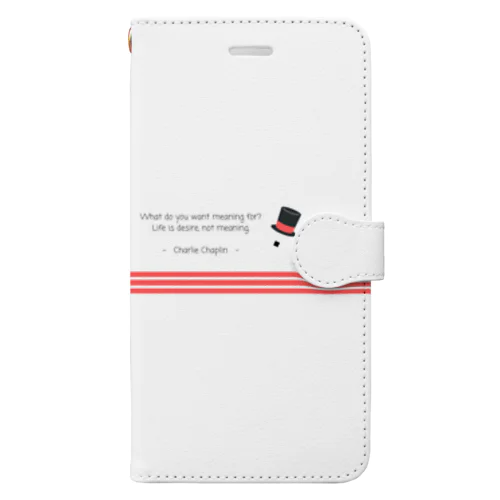 【 Aphorism】チャップリン Book-Style Smartphone Case