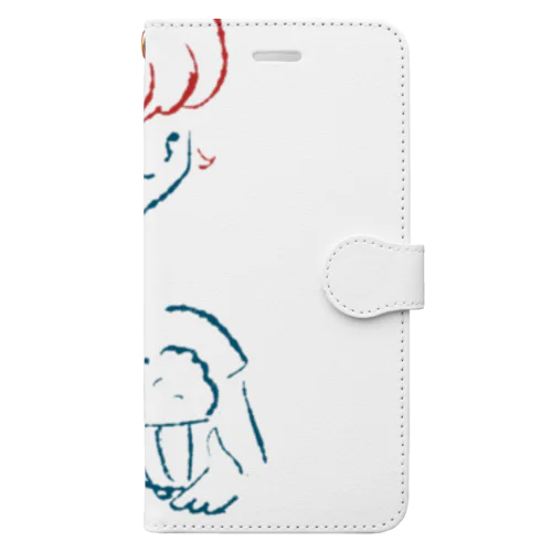 もぐもぐタイム Book-Style Smartphone Case