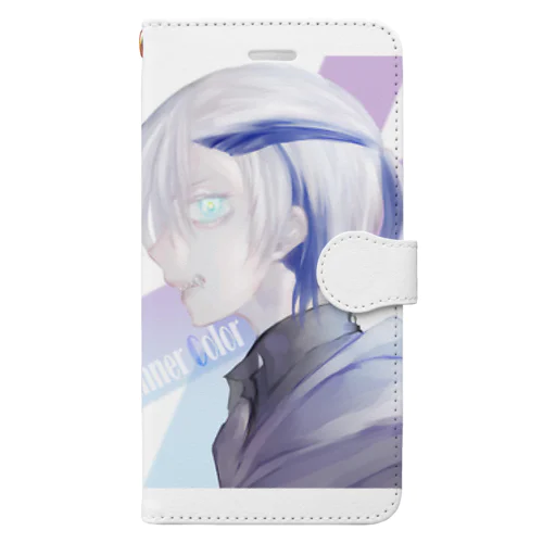 インナーカラー男子 Book-Style Smartphone Case