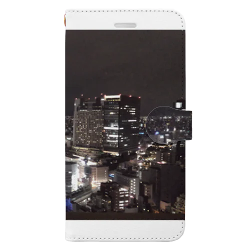 都会の夜景 Book-Style Smartphone Case