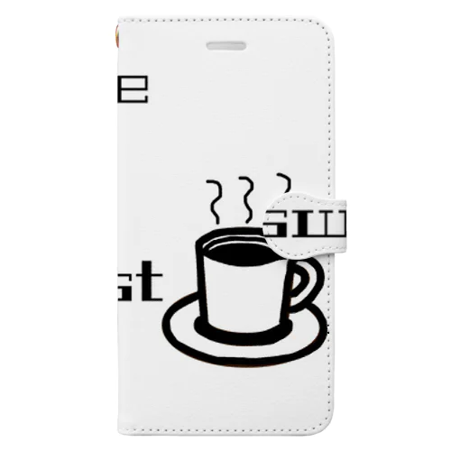 カフェ Book-Style Smartphone Case