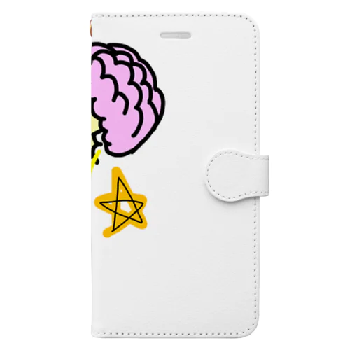 あたまバーン Book-Style Smartphone Case