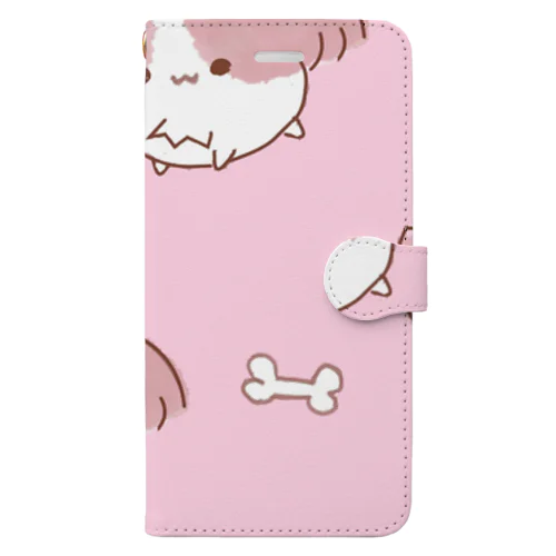 ぱぴよんくん　ゆめかわピンク Book-Style Smartphone Case