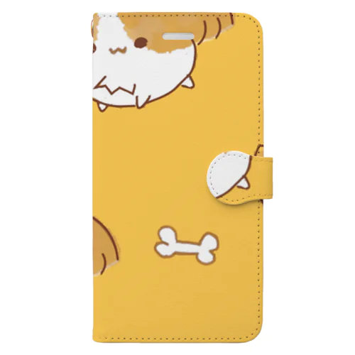 ぱぴよんくん　オレンジ Book-Style Smartphone Case