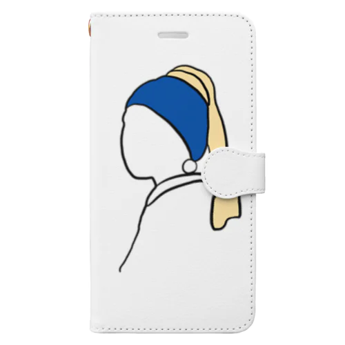 真珠の耳飾りの少女 Book-Style Smartphone Case