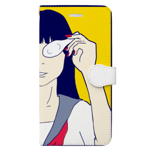 レンゲガール Book-Style Smartphone Case