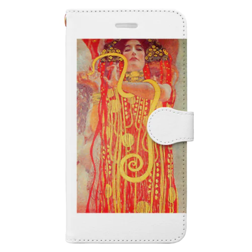 グスタフ・クリムト / 1907 /University of Vienna Ceiling Paintings (Medicine) / Gustav Klimt Book-Style Smartphone Case