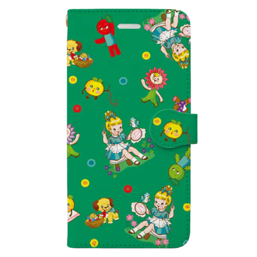 Macocotte パンプルムースGR Book-Style Smartphone Case