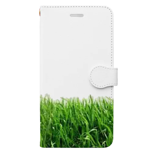 GREEEN GRASS GROUND STAMAC Book-Style Smartphone Case