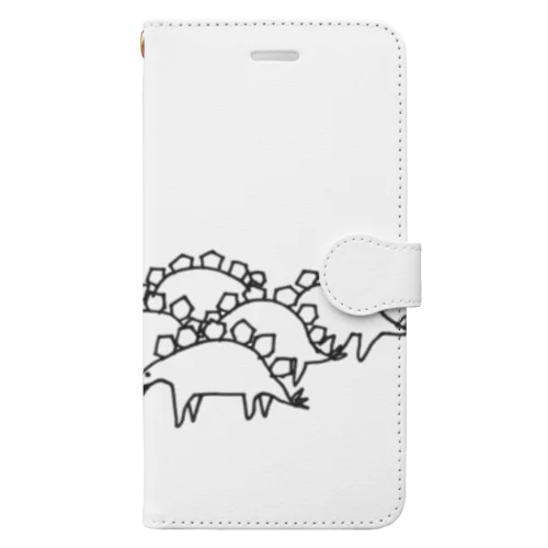 全然割れてないピスタチオ対3千のステゴサウルス Book-Style Smartphone Case