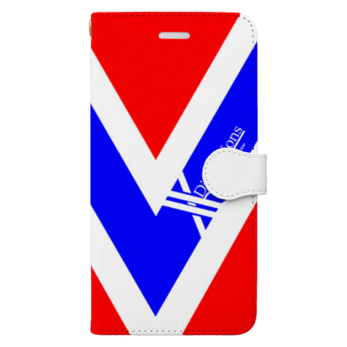 red&blue 02 Book-Style Smartphone Case