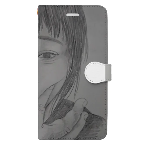 天神変顔  ひよこ Book-Style Smartphone Case