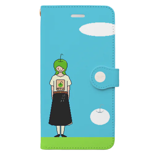 Dots Good Person ~Apple Couple Book-Style Smartphone Case