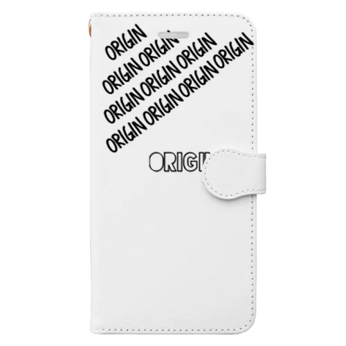 origin text Book-Style Smartphone Case