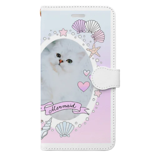 ねこのあんにんMermaid♡ Book-Style Smartphone Case