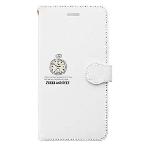 チクタク時計。 Book-Style Smartphone Case