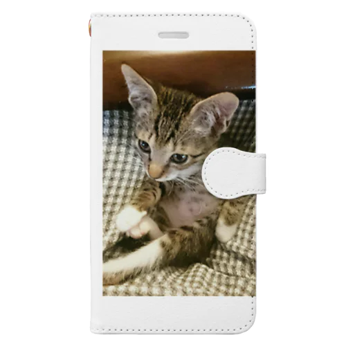 子猫シグレ 手帳型スマホケース