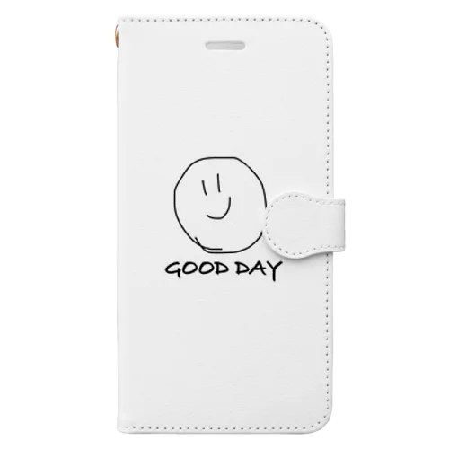 GOOD DAY Smile 手帳型スマホケース